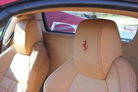 Ferrari 458 Spider seat embroidery