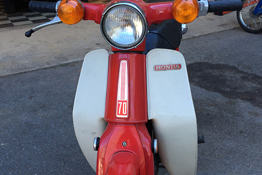 1965 Honda 90 headlight