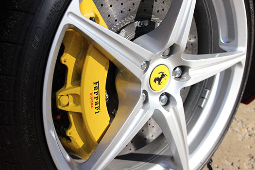 Ferrari 458 Spider tire logo