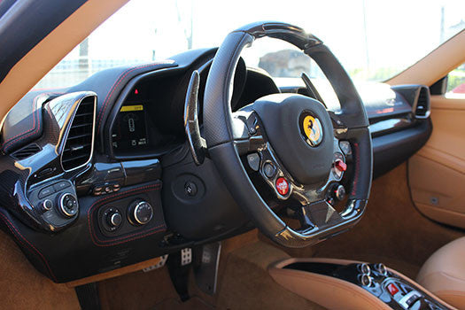 Ferrari 458 Spider dashboard